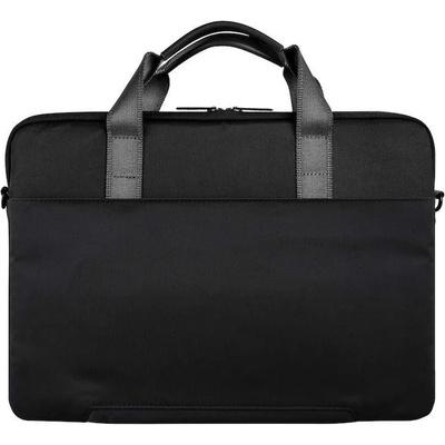 Uniq Stockholm Messenger Laptop Bag 16 - елегантна чанта за MacBook Pro 16, MacBook Pro 15 и лаптопи до 16 инча (черен)