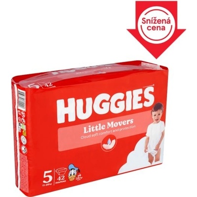 Huggies Little Movers 5 11-25 kg 42 ks