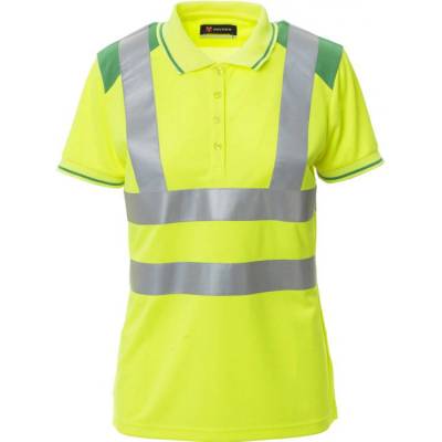 Payper GUARD+ LADY FLUO 001484-0028 reflexná dámska polokošeľa žltá/jelly green M