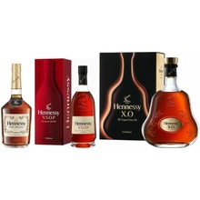 Hennessy VS + Hennessy VSOP 40% (set 1 x 0.7 L, 1 x 0.7 L, 1 x 0.7 L)
