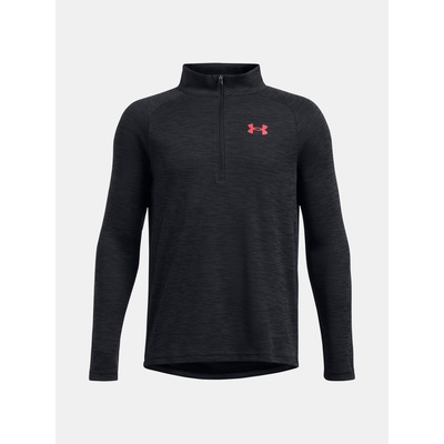 UA Tech Textured 1/2 Zip Тениска детски Under Armour | Cheren | Момчешки | 122