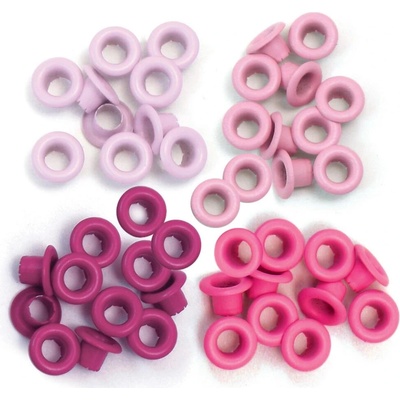 WE R MEMORY KEEPERS PRŮCHODKY - Eyelets Standard - RŮŽOVÉ