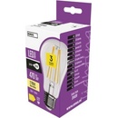 Emos LED žiarovka Filament A60 3,4 W, E27, teplá biela