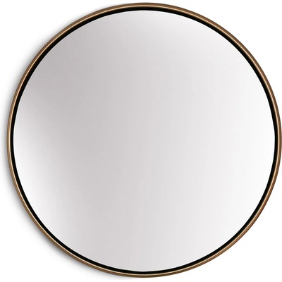 Casa Chic Fournier Стенно огледало с метална рамка кръгло Ø 40 см (EL-MIR-MET-40X40-GLD) (EL-MIR-MET-40X40-GLD)