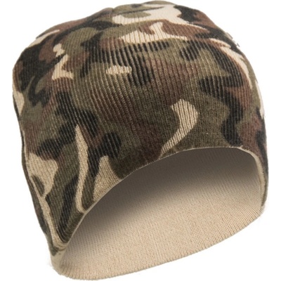 Čiapka Mil-tec Beanie pletená woodland