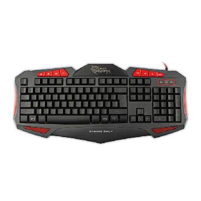 Геймърска WHITE SHARK GK-1621R Shogun gaming keyboard, Черна