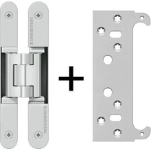 SIMONSWERK Tectus 240 3D F1 sada pant + upevňovací plech FZ pro obložkovou zárubeň