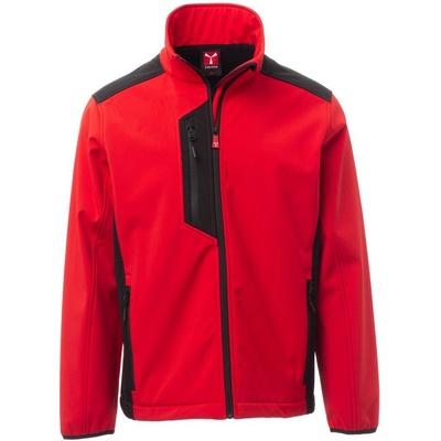 Payper GALWAY softshellová bunda Red Black