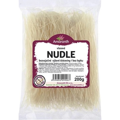 Amaranth Life Amaranth cestoviny Rezance vlasové 1mm bezvaječné 200 g