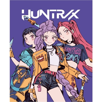 Halantex Deka fleecová K Pop Demon Hunters Trio