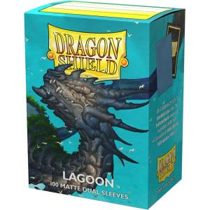 Dragon Shield Протектори за карти Dragon Shield Dual Sleeves - Matte Lagoon (100 бр. )