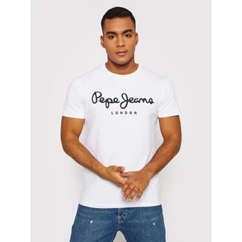 Pepe Jeans Тишърт Original PM508210 Бял Slim Fit (Original PM508210)