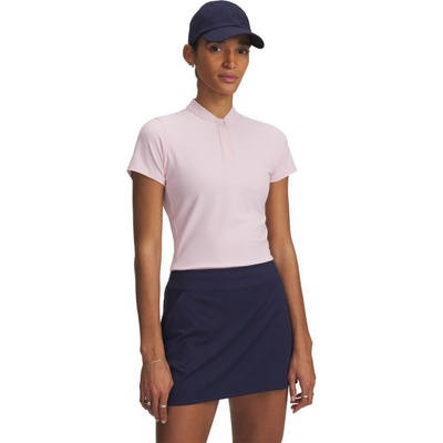 Under Armour Dámske funkčné tričko s krátkym rukávom DRIVE CHILL SS POLO 1389973-647 ružové
