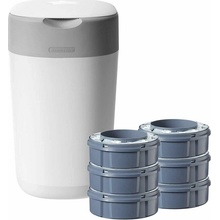 Tommee Tippee Kôš na plienky Tomme Tippee Sangenic Twist & Click Náhradná kazeta 6 ks Grey 2021