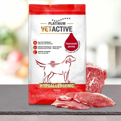 PLATINUM Vetactive Hypoallergenic Пълноценна хипоалергенна храна за кучета 1.5kg
