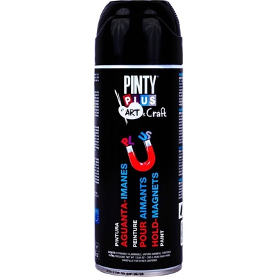 PINTY PLUS ART - Magnetická farba v spreji čierna 400 ml