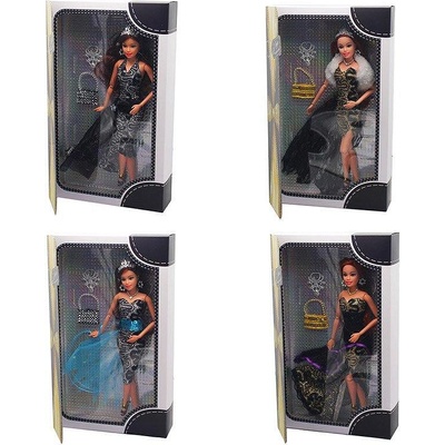 Кукла във вечерен тоалет 4 модела 8042