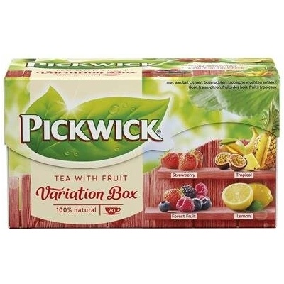 PICKWICK Červené variácie jahoda tropické ovocie lesné ovocie citrón 20 x 1,5 g