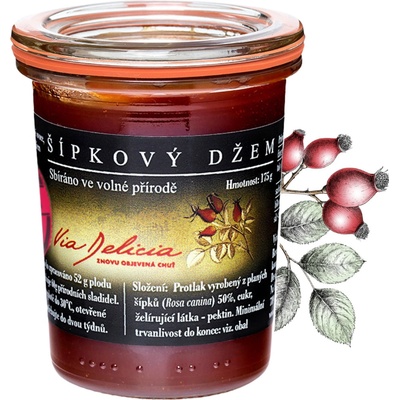 ViaDelicia šípkový Džem 175 g – Zboží Dáma