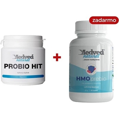 Medveď Probio HIT 60 g a HMO prebio 30 kapsúl