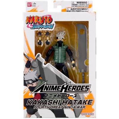 BANDAI Anime heroes naruto - hatake kakashi gourth great ninja war (ah36963)