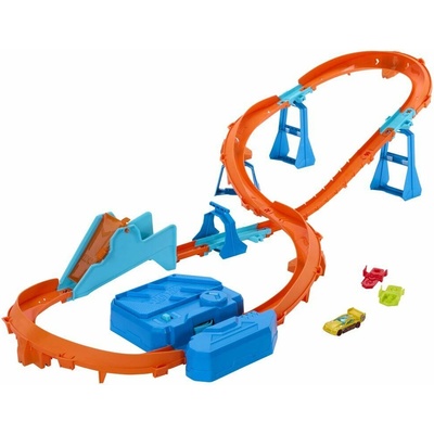 Mattel HW TRACK CREATOR SUPER JUMPER S POHONEM JDB49 PUD2