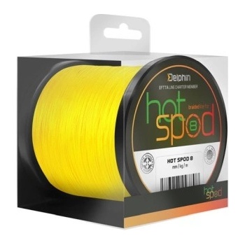 Delphin Šnúra HotSPOD 8 Žltá 300m 0,14mm 9,6kg