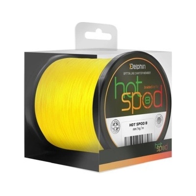 Delphin Šnúra HotSPOD 8 Žltá 300m 0,14mm 9,6kg