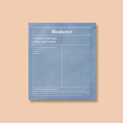 Biodance - Hydro Cera-nol Real Deep Mask - Hydratačná kolagénová plátienková maska - 1 ks / 34 g