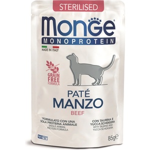 Monge Sterilised Paté Monoprotein beef 85 g