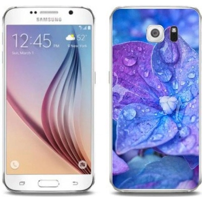 Pouzdro mmCase Gelové Samsung Galaxy S6 Edge - fialový květ – Zbozi.Blesk.cz