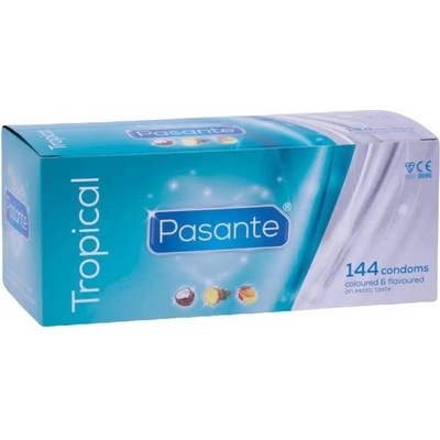 Pasante Tropical - латексови презервативи с вкус (144 бр. )