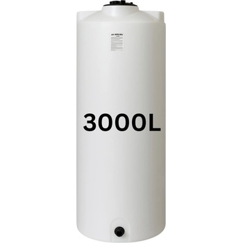 MAVIL Резервоар за питейна вода mavil, цилиндричен вертикален 3000 л (бял) (3-3000)