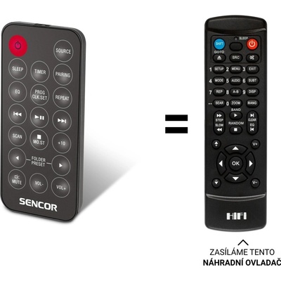 Dálkový ovladač Predátor Sencor SPT 4700