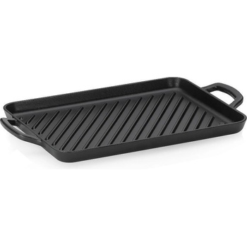 Image 1 of Kela Чугунена тава за печене KELA CALIDO оребрена - 35 х 25 х h2 см - цвят черен (KELA 12469)