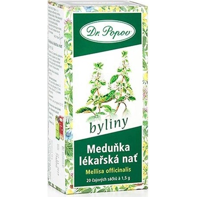 Dr.Popov Meduňka lékařská nať 20 x 1,5 g