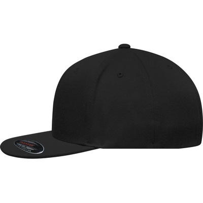 Myrtle Beach MB 6184 Flexfit plochý kšilt 6 panelová COT03618400212-black Černá