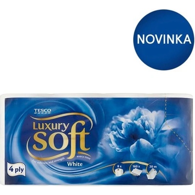 Tesco Soft Luxury White 8 ks