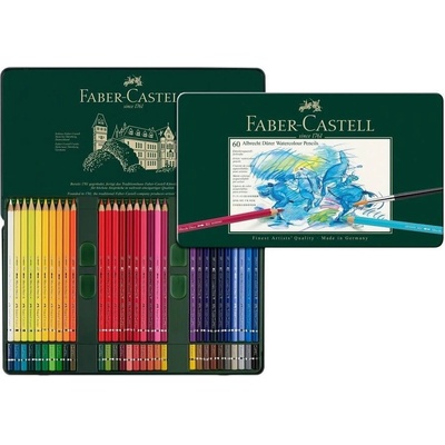 Faber Castell 117560 Albrecht Dürer umělecké akvarelové nejvyšší kvality 60 ks