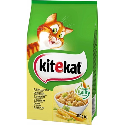 KITEKAT kuracie mäso so zeleninou 0,3 kg