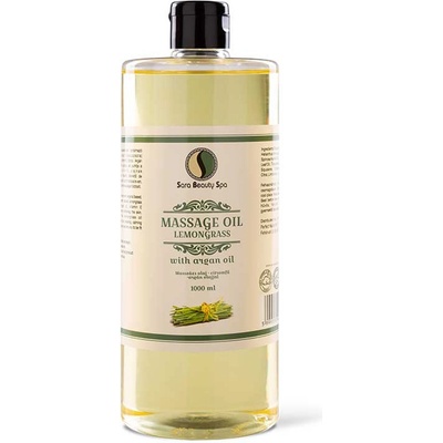Sara Beauty Spa masážny olej Citrónová tráva 1000 ml