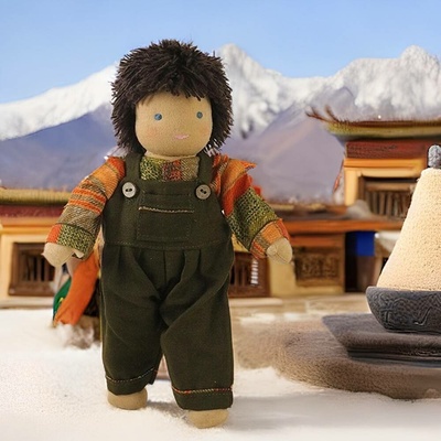 Dolls4Tibet Tibetská hadrová panenka přátelství Kevin