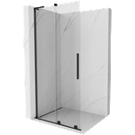 Mexen Velar L Плъзгаща се душ панел Walk-in 90 x 200 см, прозрачна 8 мм, черна - 871-090-003-03-70 (871-090-003-03-70)
