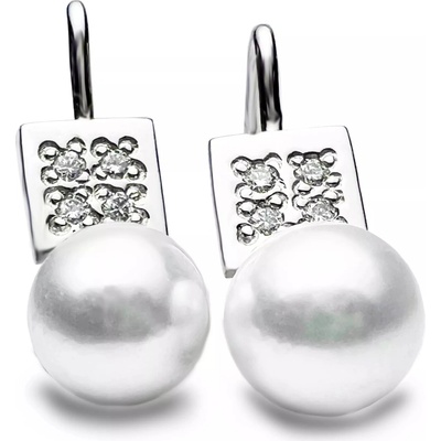Stuchlík perlové s diamanty 023203