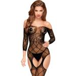 Penthouse Черен гащеризон Mystery, XL