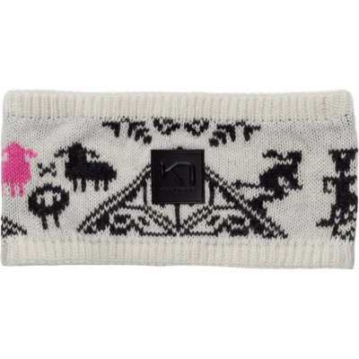 Kari Traa SAGA KNIT vlnená Biela Čierna