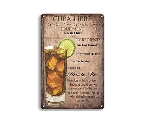 Ceduľa Cuba Libre