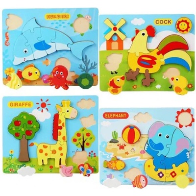 Lamps puzzle zvířátka