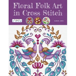 Floral Folk Art in Cross Stitch (ISBN: 9786057834157)
