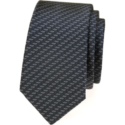 Avantgard Kravata Slim 551-3012 šedá